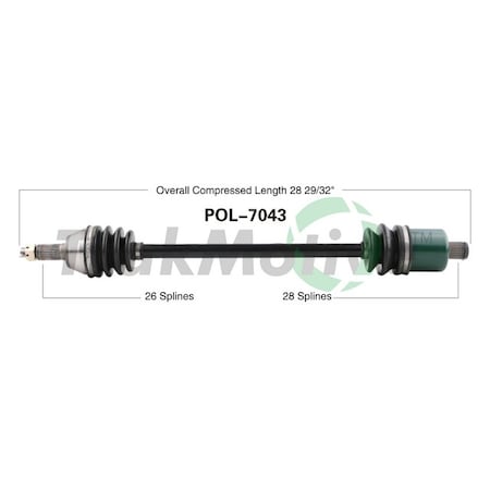 Surtrack Axle Drive Axle Assembly, Pol-7043 POL-7043